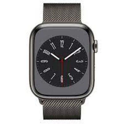APPLE Watch Series 8 GPS + Cellular 45mm Silver Stainless Steel Case with Silver Milanese Loop